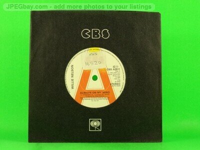 WILLIE NELSON ALWAYS ON MY MIND (DEMO) (155) 2 Track 7"Single Company Sleeve CBS