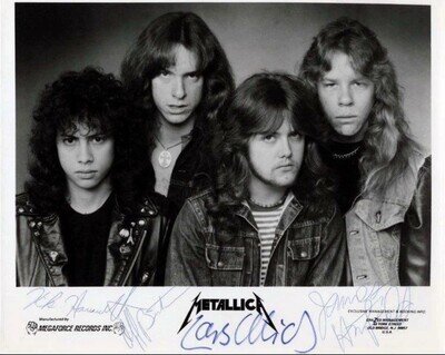 REPRINT - METALLICA Cliff Burton Band Signed 8 x 10 Photo Poster RP Man Cave REPRINT - METALLICA Cliff Burton Band Signed 8 x 10 Photo Poster RP Man Cave