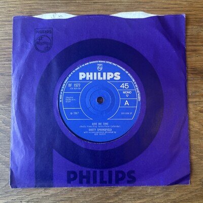 Pop Soul Dusty Springfield ‎– Give Me Time Philips ‎– BF 1577 MINT