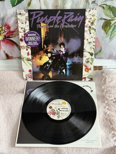 PRINCE: Purple Rain Vinyl LP Ex/Ex