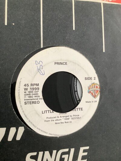 Prince. 1999. Little Red Corvette. 7” vinyl. 1982. WEAv