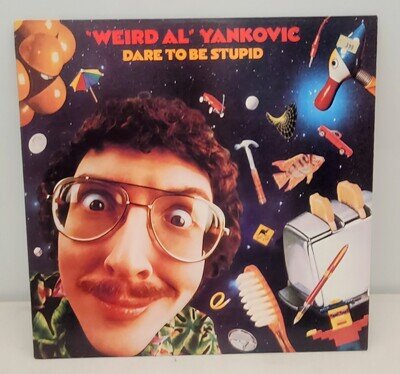Weird Al Yankovic Dare To Be Stupid 1985 US First Press PROMO Record VINYL LP EX