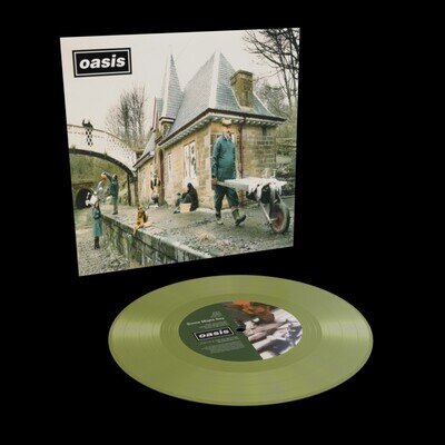 Oasis 'Some Might Say' 7" Olive Vinyl Record 30th Anniversary Limited Edition
