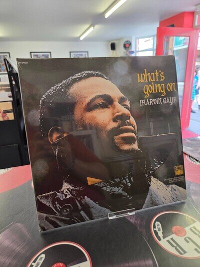 MARVIN GAYE - WHAT'S GOING ON REISSUED BLACK VINYL LP MINT/SEALED