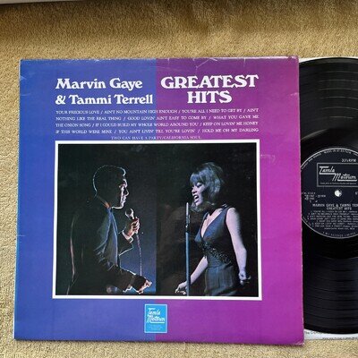 MARVIN GAYE & TAMMI TERREL…”Greatest Hits”…TAMLA 12” Vinyl Lp…(1969)…Ex+