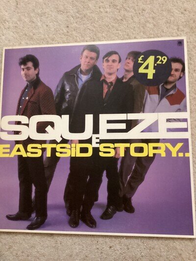 Squeeze - East Side Story Album LP Record New Wave Rock 1981 EX/VG