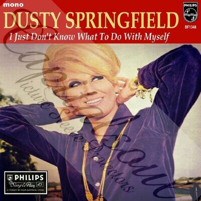60S POP PHILIPS DUSTY SPRINGFIELD I JUST DON'T KNOW WHAT TO DO PICTURE SLEEVE