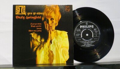 Dusty Springfield 1968 UK Philips E.P If you go away
