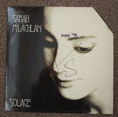 Sarah McLachlan - Solace, 1991. Nettwork / Arista 211 955.