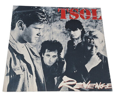 TSOL Revenge Enigma Records 1st Press 1986 A1/B1 Punk Vinyl LP EX/EX