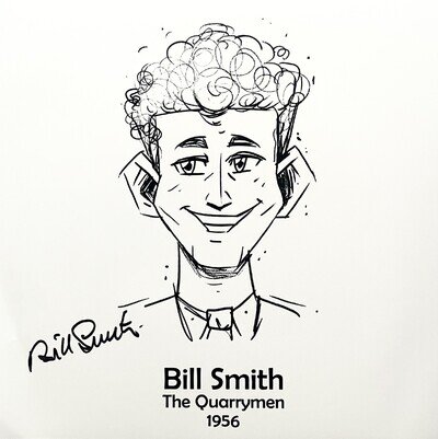 The Beatles / Quarrymen : Bill Smith - Signed Autograph - Art Print COA