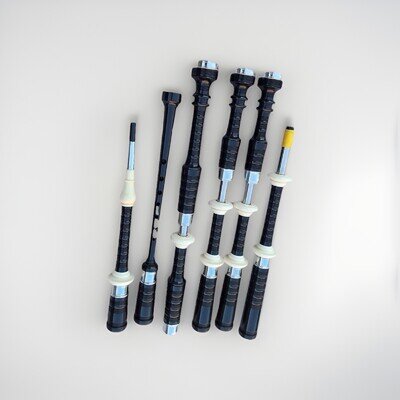SCOTTISH MADE GREAT HIGHLAND BAGPIPE HALF IMITATION DELRIN SYNTHETIC