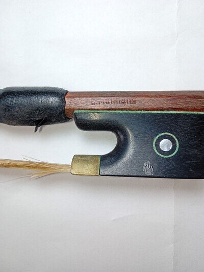 Old Pernambuco Viola Bow Branded C Mullhaus Or Mullhanss Vintage tb330/27