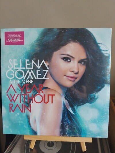 Selena Gomez & The Scene "A Year Without Rain" LP Ice Blue Splatter