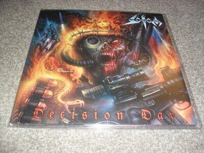 SODOM -DECISION DAY- AWESOME RARE HARD TO FIND LTD EDITION PRESS YELLOW LP VINYL