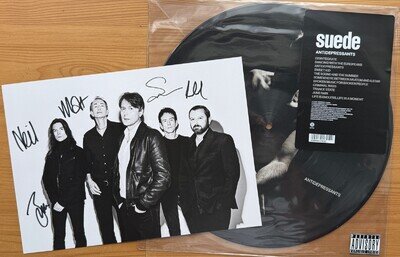Suede Antidepressants Signed Ltd Pic Disc Vinyl LP. 2025. BMG. Germany.