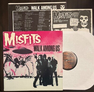 Misfits - Walk Among Us LP 1st press w/insert 1982 kbd punk oi Danzig Samhain