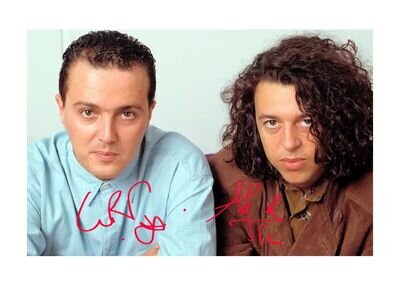 Tears For Fears 1 A4 repro autographed poster with choice of frame