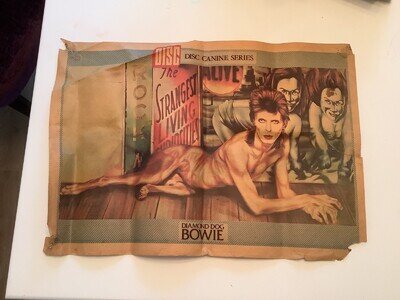 David Bowie Diamond Dogs Poster Original Vintage May 1974