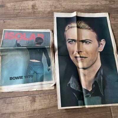 Vintage 1976 Sound Promotion David Bowie Poster Collection