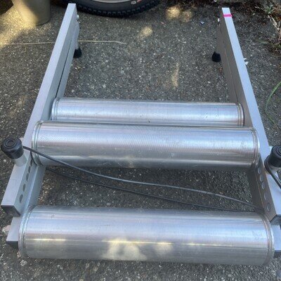 Travel Trac Technique Silver Pro Alloy Aluminum Folding Indoor Bicycle Rollers