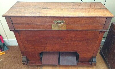 Alexandre Pere et Fils Antique pump harmonium reed organ Church Small Traveller