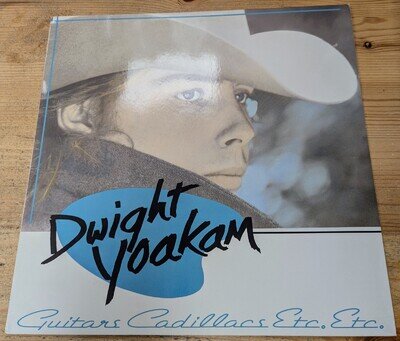 925 372-1 12" 33RPM '86 DWIGHT YOAKAM "GUITARS, CADILLACS ETC ETC" VG+