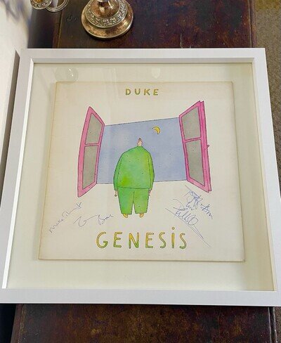 Phil Collins Banks Rutherford Signed GENESIS vinyl DUKE Album all 3 signatures! Phil Collins Banks Rutherford Signed GENESIS vinyl DUKE Album all 3 signatures!