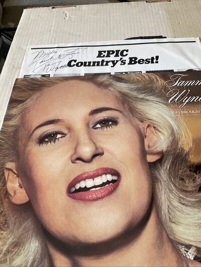 Tammy Wynette You Brought Me Back Vinyl Lp 1981 Autographed Inner Sleeve Record