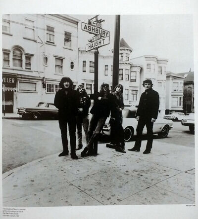 THE GRATEFUL DEAD - Classic Black & White Poster / Picture - Haight-Ashbury RARE
