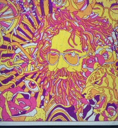 Jerry Garcia 2019 Bicycle day Grateful Dead Poster RARE