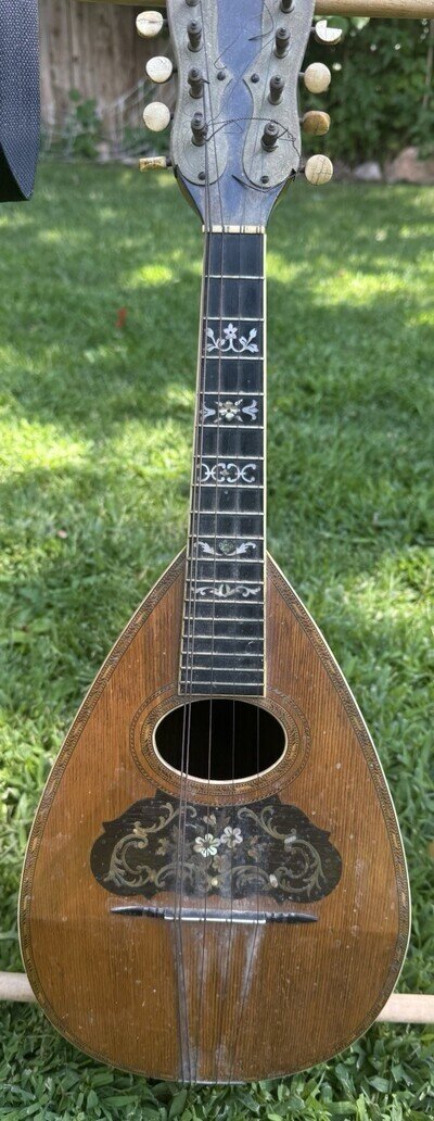 Rare Erland E Anderberg Beautiful Bowl Back Mandolin Mt Vernon NY Pat Oct 26 86
