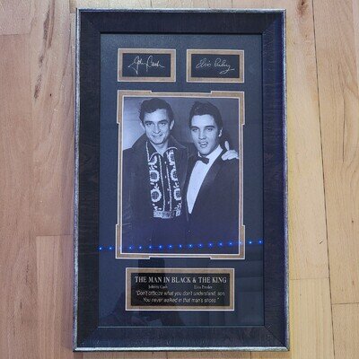 ELVIS PRESLEY Autograph Johnny Cash Signature