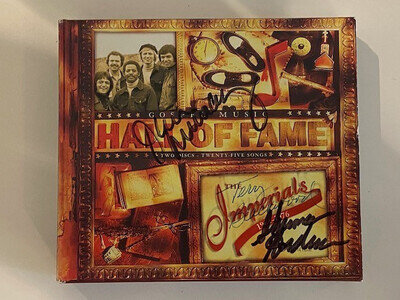 V.RARE: Elvis Band The Imperials AUTOGRAPHS HAND SIGNED CD BOX *AS NEW*