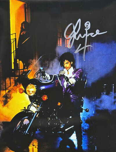 Prince Signed Purple Rain 8x10 Autographed Photo / Picture + COA