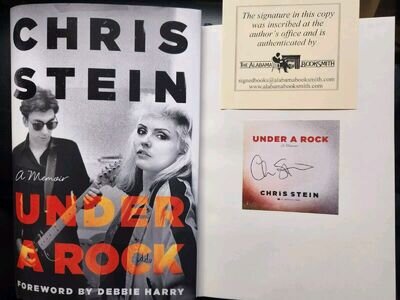 SIGNED CHRIS STEIN BLONDIE UNDER A ROCK AUTOGRAPHED HC 2024 AUTOGRAPH w/ COA