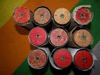 9 Late to 1922 Tune Gem Concert Cabinet Roller Barrel Organ Cob Organette Lot C