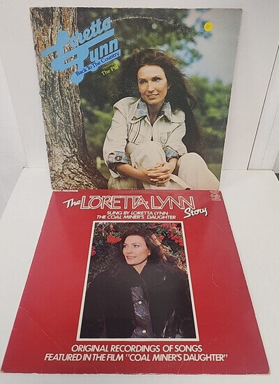 Loretta Lynn Back To The Country & Story Vinyl LP's x2