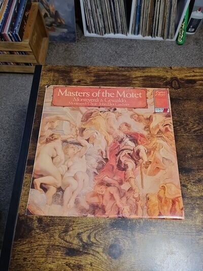 Monteverdi And Gesualdo - Masters of The Motet - Stereo - UK - 1982 - EX x3 -