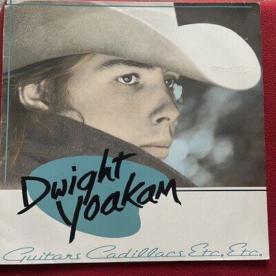 Dwight Yoakam Reprise LP guitars Cadillacs etc etc 1986 EX Great Cool Country