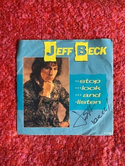 Jeff Beck Signed Single