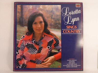 LORETTA LYNN SINGS COUNTRY (376) 10 Track LP also Picture Sleeve EMI