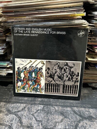 EASTMAN BRASS QUINTET -GERMAN AND ENGLISH MUSIC OF THE LATE RENAISSANCE STGBY619