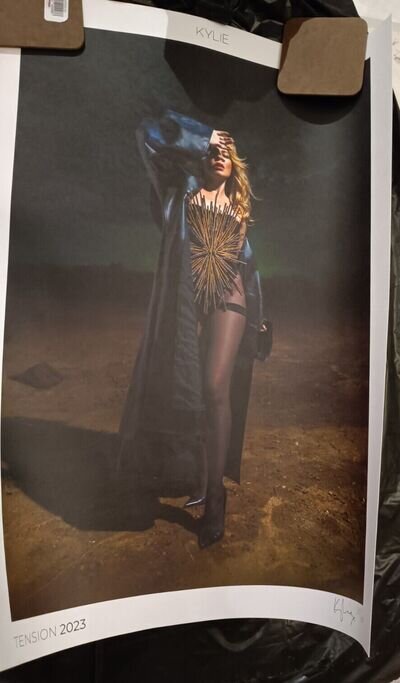 Kylie Minogue Signed Lithograph Tension Autograph A2 Print No307/500 Pop Up Shop