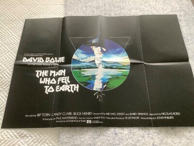 David Bowie - The Man Who Fell To Earth Movie Poster Reprint.