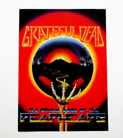 Grateful Dead Handbill 1983 The Official Book of the Deadheads Poster Art Flyer