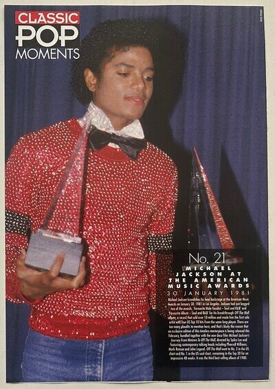 MICHAEL JACKSON - 2016 Full page UK Magazine poster