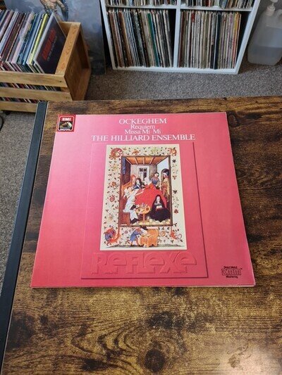 Ockeghem - Requiem - Missa Mi-Mi - The Hilliard Ensemble - Stereo - 1985 - NM