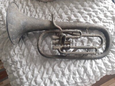 Antique horn, trumpet, not working