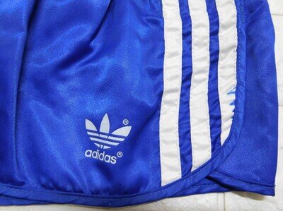 Adidas Nylon Sprinter Shiny Shorts Glanz Pants 179 Vintage 70'S D6